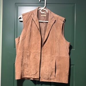 Ruff Hewn Tan Suede Vest